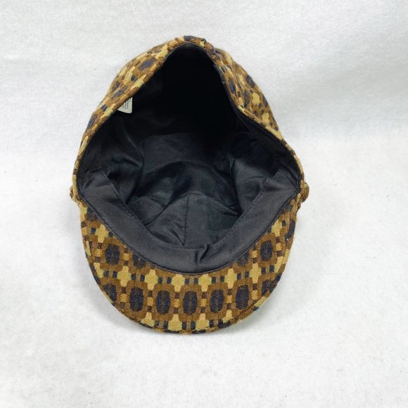 D&Y Brown Soft Woven Newsboy Cap - Picture 10 of 12